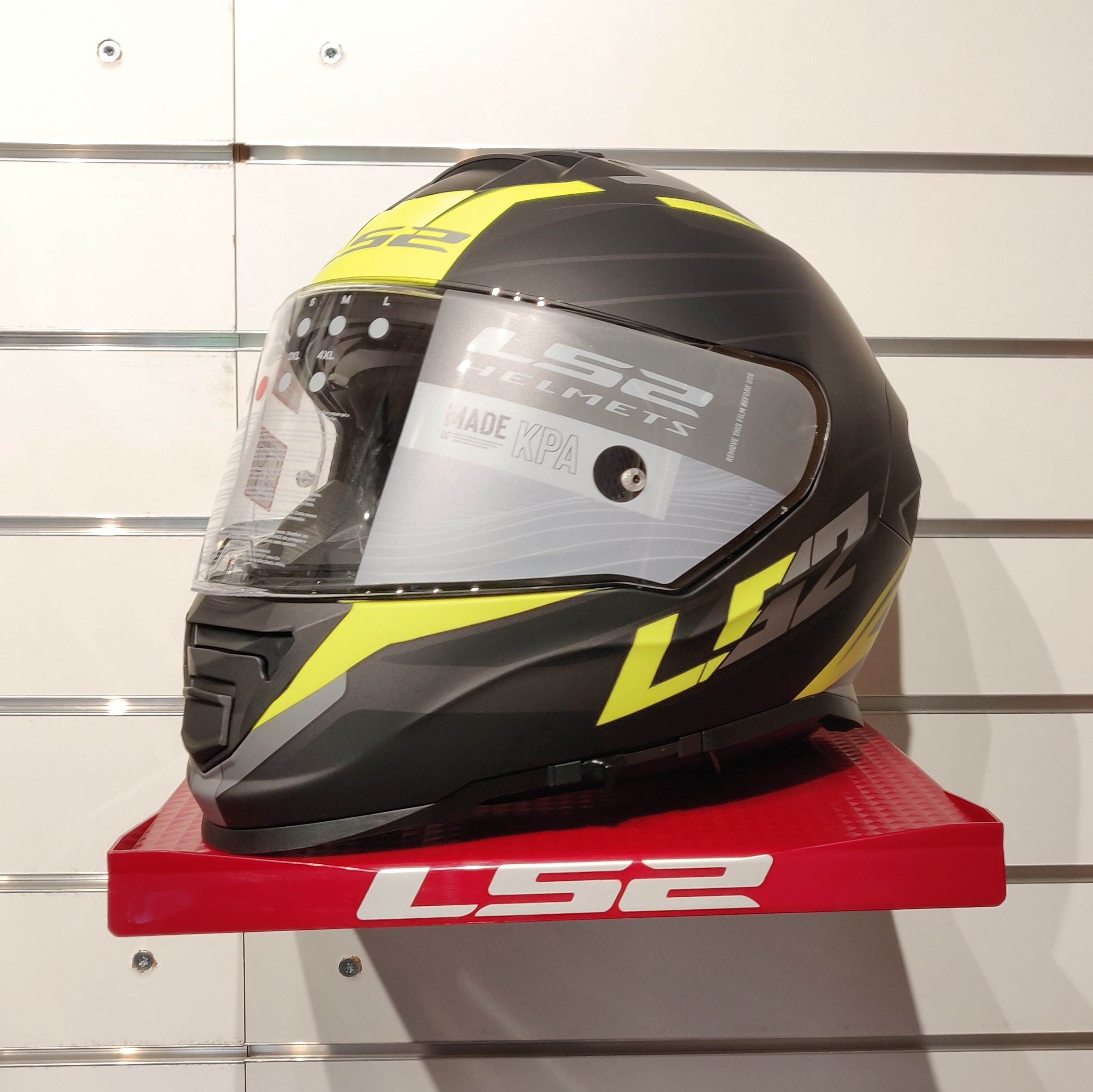 LS2 Hjelm hylde rød